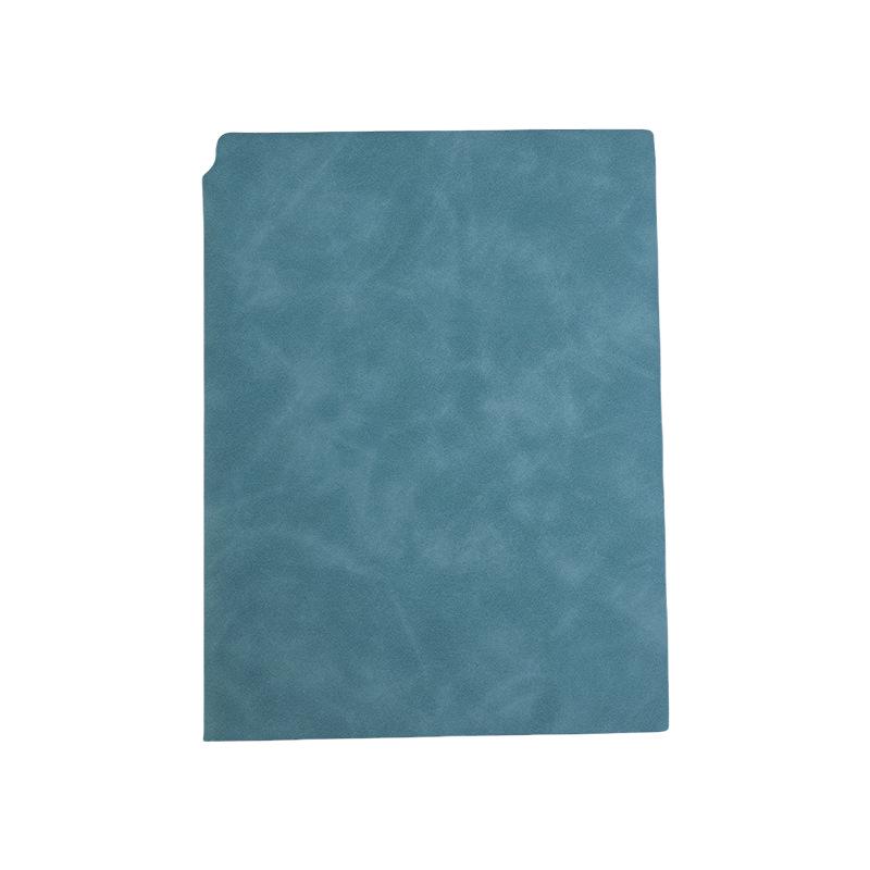 A5 Multi-Color Soft Leather Notebook with Built-In Pen Holder for Business Meetings