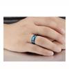 Mode Edelstahl Blaue Farbe Die Ringe für Männer und Frauen Fingerring Schmuck