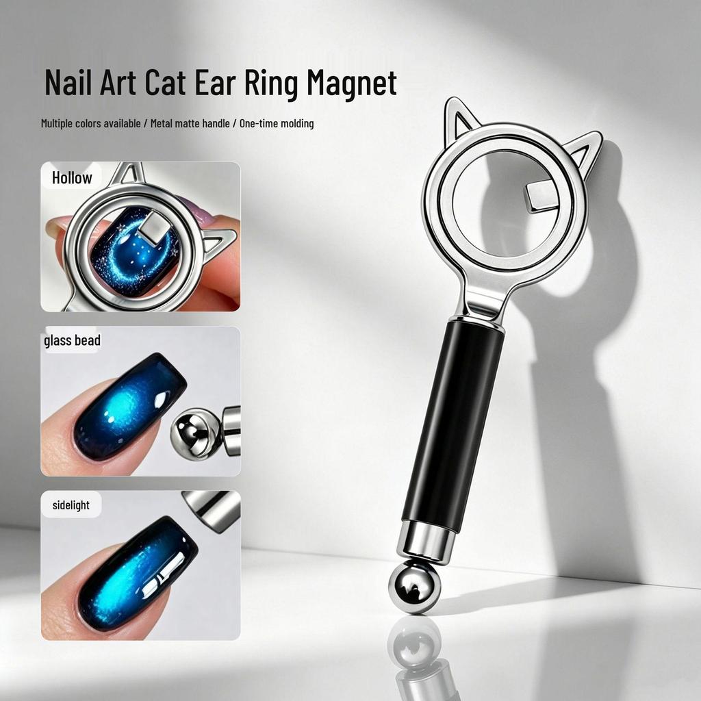 Super Strong Cat Eye Nail Art Magnet for Gel Polish