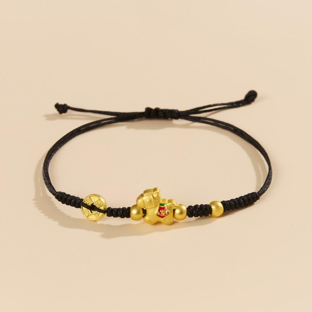 2026 Horse Year Horse Year Bracelet Zodiac Year Fortune Bracelet Lucky Pony Red Rope  Couple