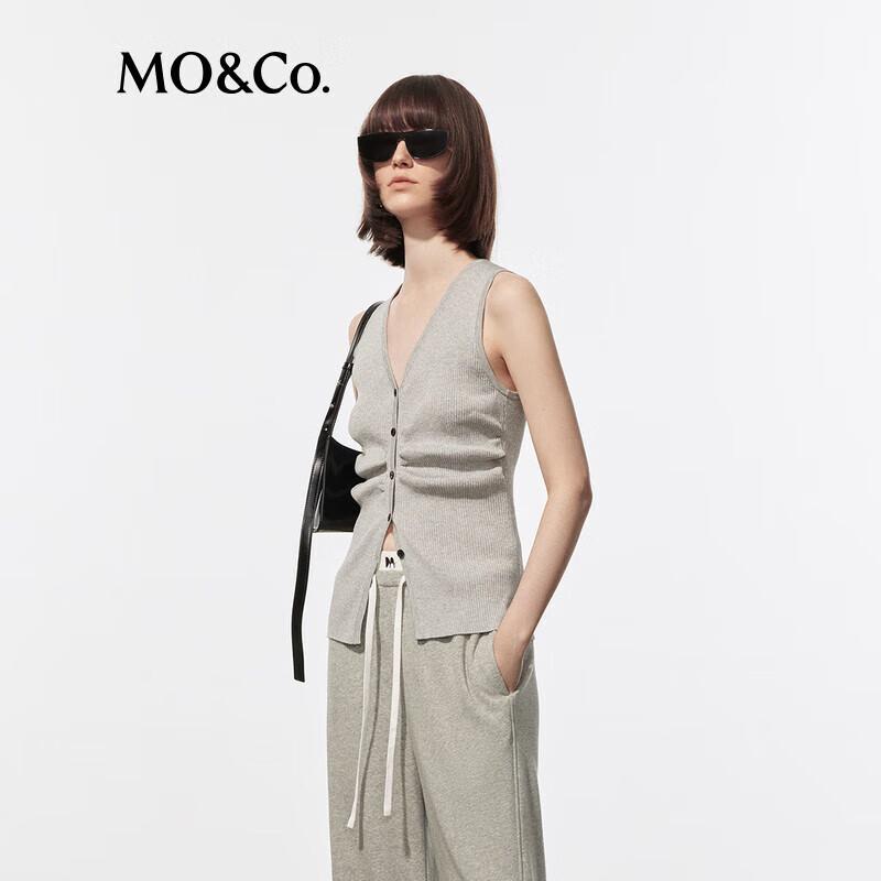MO&Co. French Style V-Neck Knit Vest