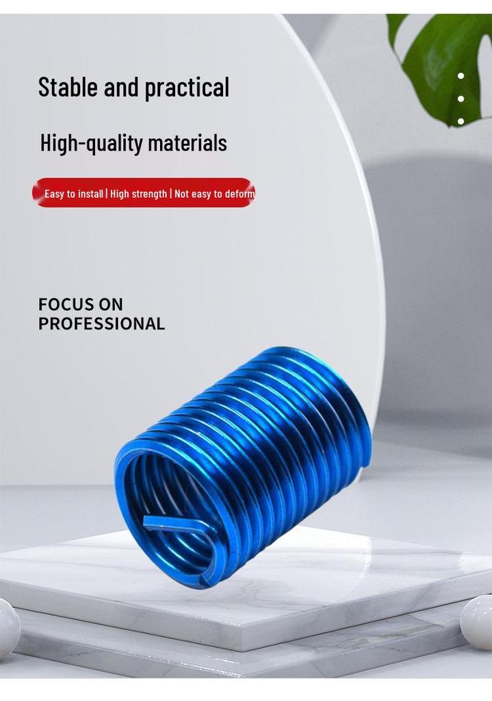 M36*4 Coarse Thread 304 Stainless Steel Anti-slip Wire Insert for Equipment Repair