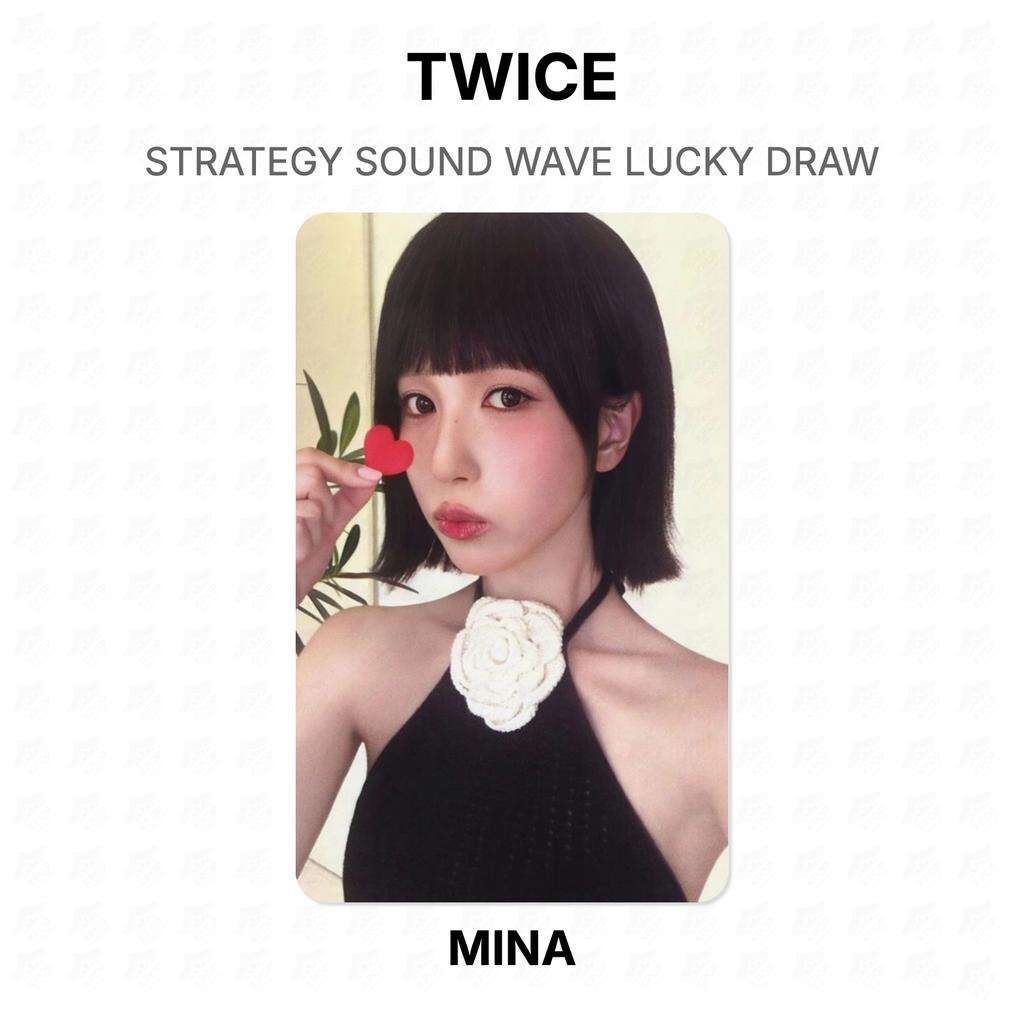 Twice STRATEGY ONDA SONORA SORTEIO OFICIAL Fotocarteira Oficial