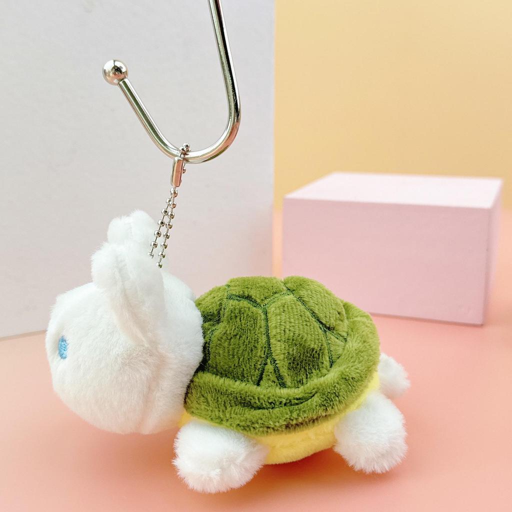 Niedliche Cartoon Schildkröte Hase Plüsch Schlüsselanhänger Anhänger Puppe