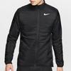 Nike Casual Sports Stand Collar Zip-Up Cotton Jacket Men Outerwear Black BV4875-010