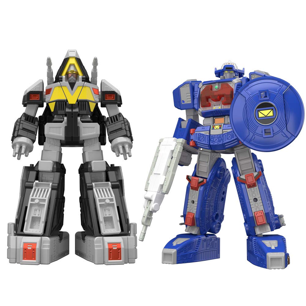 

Bandai Tamashii Nations Super Mini PLA Astro Megazord & Delta Megazord Model Kit Set Power Rangers in Space, белый