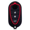 Custodia Copri Chiave in Silicone a 3 Pulsanti per Alfa Romeo Mito Giulietta GTO 159 GTA 4C Mito Chiave a Riserva Guscio Protettivo