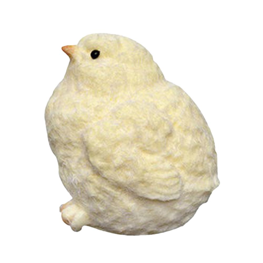 Cute Squeeze Chicken Toy Handmade Plush Simulation Yellow Chicken Squeezing Pinching Soft Toys Relief Pressure Gift