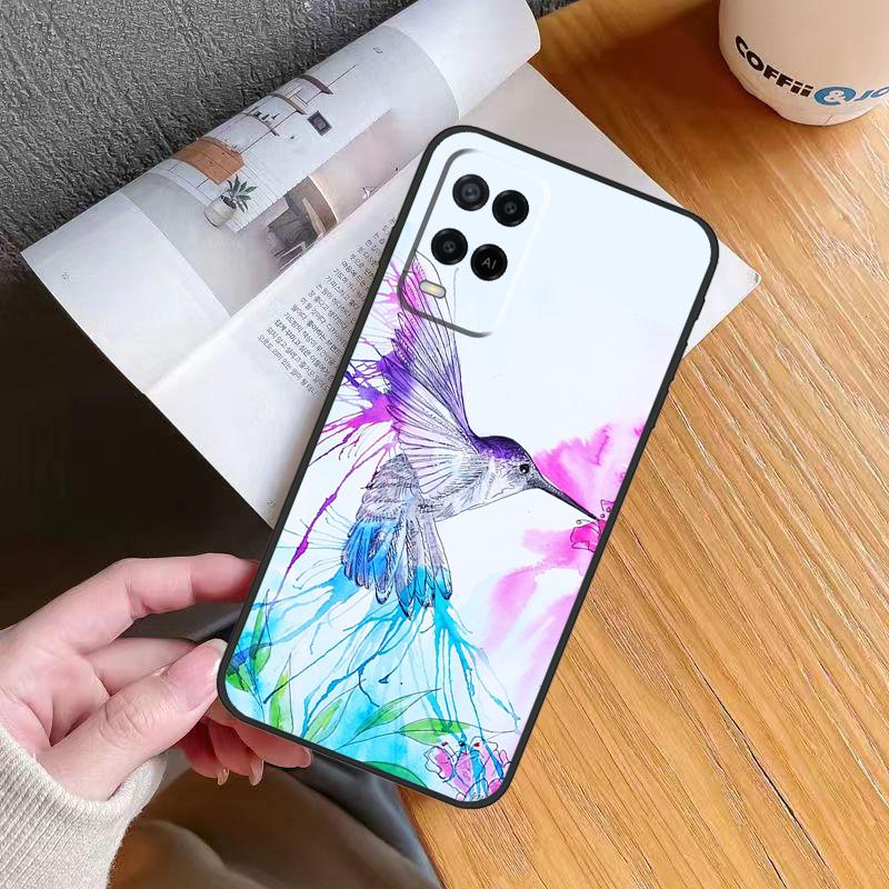 Kolibri-Hülle Für Oppo A18 A38 A74 A94 A54 A58 A78 A98 A80 A60 A40 A96 A76 A16 A15 A17 A57 A5 A6 Pro