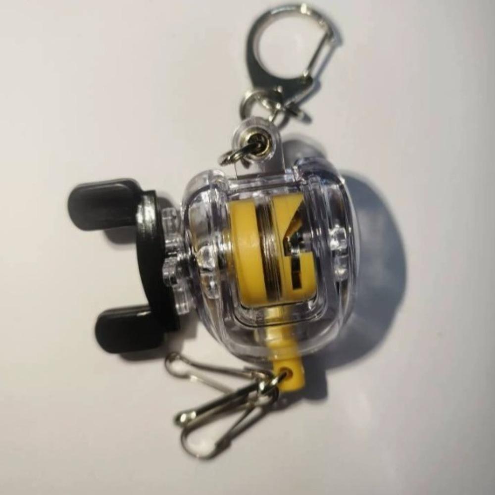 

Quick Hanging Wire Rope Telescopic Pull Chain Fly Fishing Key Ring Tackle Gifts as picture