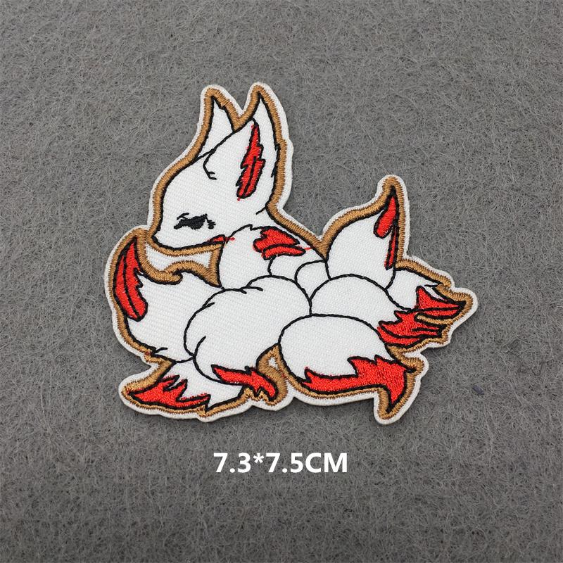 Rainbow Embroidered Patches On Clothes Iron On Patches For Clothing Diy Cartoon Stripes Stickers Anime Patches Appliques Badges