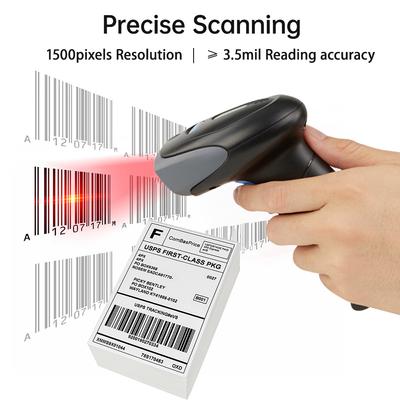 1D Laser Barcode Scanner Wired Bar Code Reader With Buzzer and LED Indication ManualAutomatic