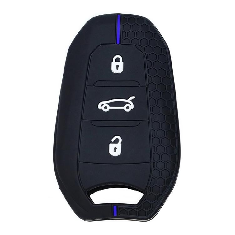 Key Cover Protective Shell Soft Fob Protector Cover Car Key Case for 208 308 408 Full Protection Key Fob Case