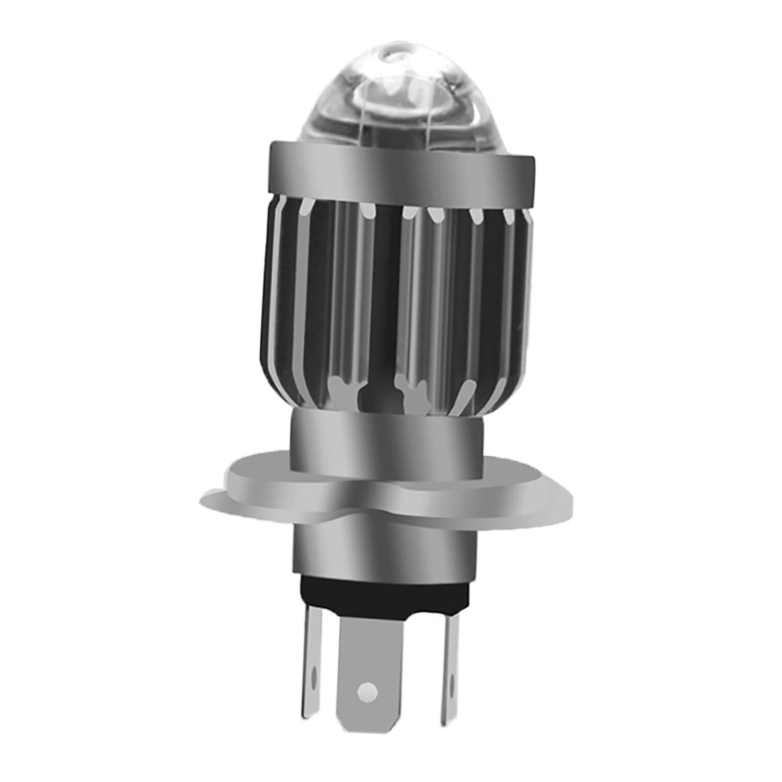 

Лампа фары мотоцикла 12 Светодиодный прожектор с ближним и дальним светом, проекторная линза, желтый белый свет для