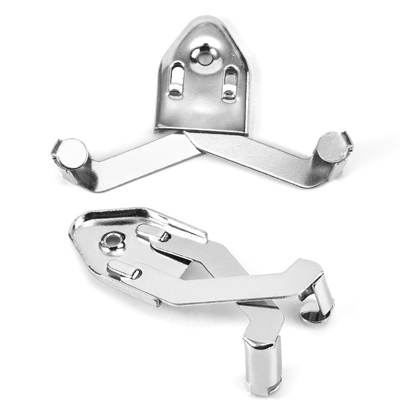 2Pcs Metal Single Sword Wall Mounted Vertical Sword Display Hooks Universal Sword Holder Multifunctional Skateboard Storage