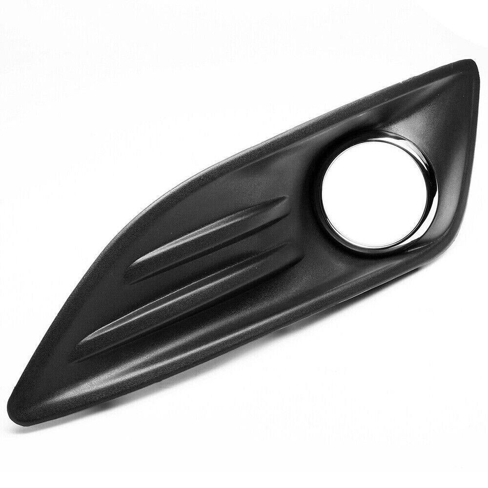 2x Främre stötfångare Dimljus Lampa Dekor Kåpa Ram För FORD FIESTA MK7 2013-2017