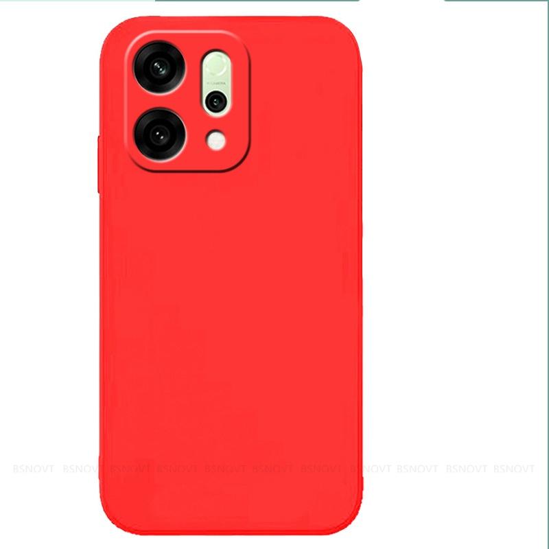 For Reno 14 Case Cover OPPO Reno 14 Pro Capas New Shockproof Phone Bumper Back Soft TPU Original Liquid Silicone Fundas Reno 14