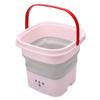 Single Person Portable Washing Machine Roseate 4.5L Small Foldable Washer with 1min 5min 10min Timer for Business Trip Travel