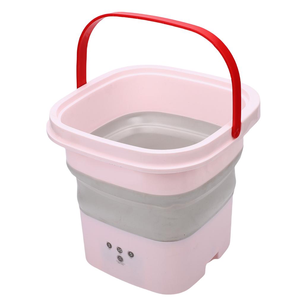 Single Person Portable Washing Machine Roseate 4.5L Small Foldable Washer with 1min 5min 10min Timer for Business Trip Travel