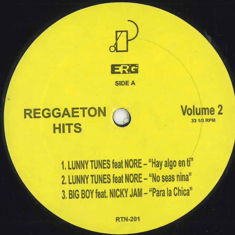 12inch Record VARIOUS - Reggaeton Hits, Volume 2 RTN201 PENDULUM RECORD US Latin Used