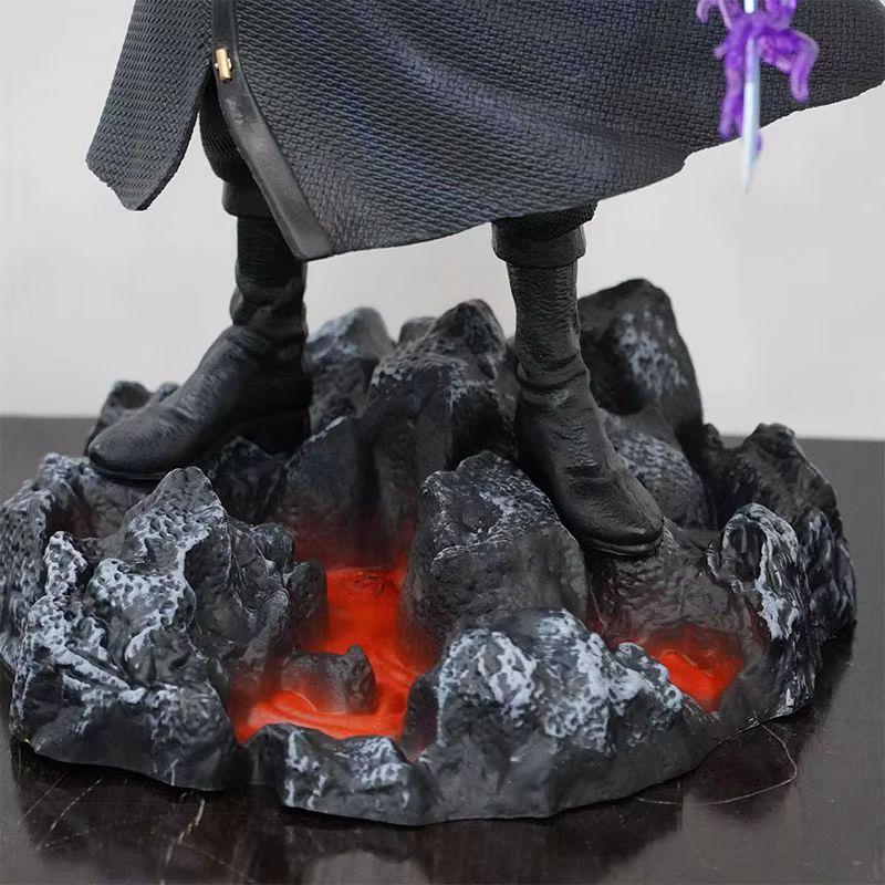 One Piece 50cm - 5 Interchangeable Heads  Anime Carrying Knife Roronoa Zoro Collectible Statue Model Figure Ornament Adult Gifts