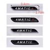 2Pcs 3D ABS 4Matic 4 Matic+ Letter Word Emblem 4Matic Car Fender Logo Stickers Rear Trunk Tailgate Decals Badge Car Accessories