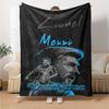 Messi Customize Your Name Blanket Cozy Customizable Blanket Comfortable Versatile for Picnics Livingroom Living Room Nap Ideal for All Seasons