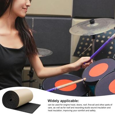 Sound Insulation Panels Acoustic Sound Panels Dampening Pads Self-Adhesive Sound Proof Padding Fire Resistant Acoustic