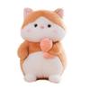 New Cartoon Cat Plush Toy Loves to Eat Fish Kitten Children's Birthday Gift Living Room Decoration