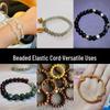 Elastic Cord Roll for Beading: 60m Bracelet & Pearl Thread