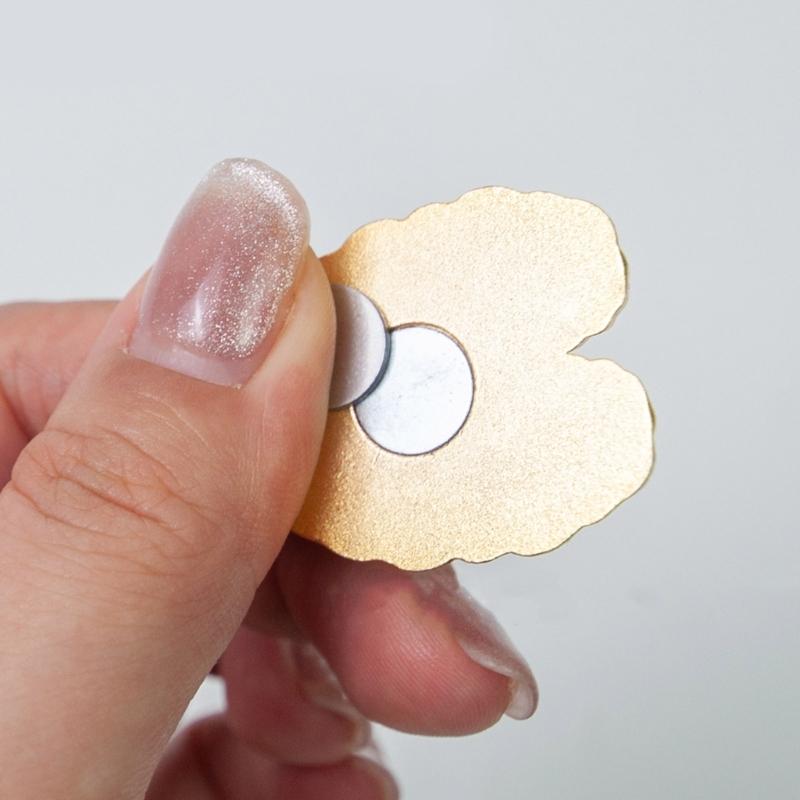 Porta-aghi a forma di Fiore Foglia Portaghi Magnetici Needle Nanny Porta-aghi per Cucito Ricamo Lavoro a Maglia