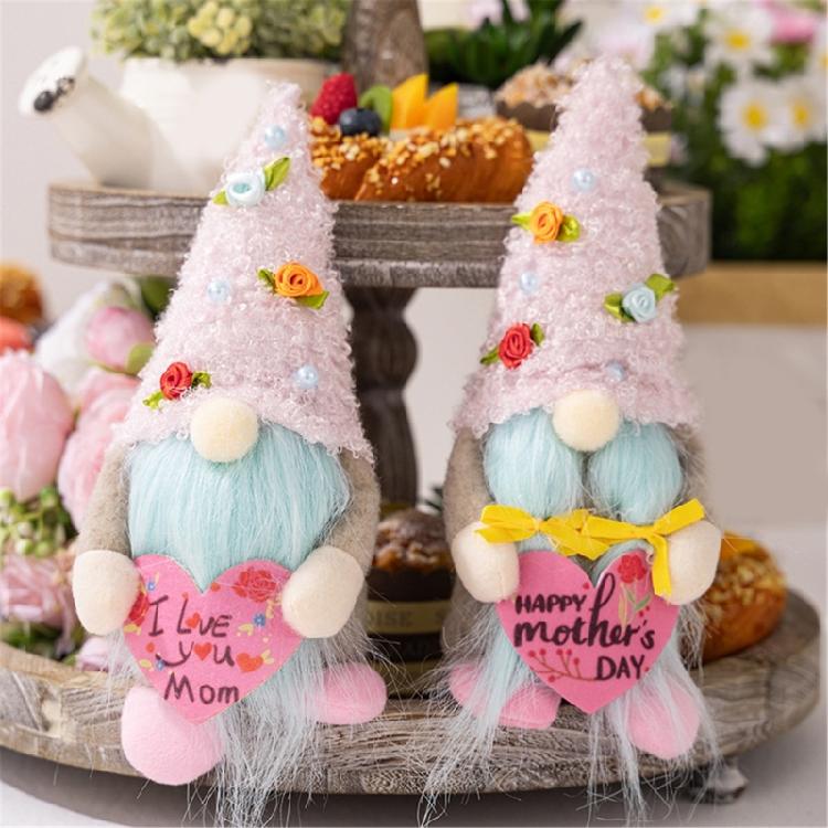 Mother Day Gnome Decorations Swedish Tomte Stuffed Gnome Plush Dwarfs Doll Gnome