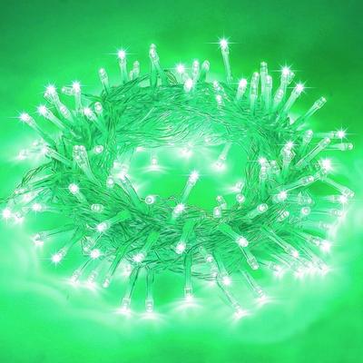 (Pack of 10, Green) 38 LED 10.5M Copper Power Pixel String Light | 360° Fairy Serial Jhalar Lights for Home | Diwali Lights for Decoration, Christmas