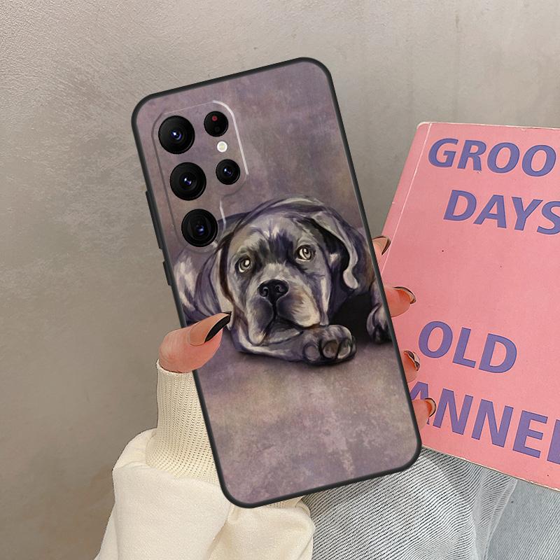 Cane Corso Italian Mastiff Dog Case For Samsung Galaxy S24 FE S21 FE S20 S22 S23 S25 Ultra S9 S10 Plus S25 FE Cover Coque