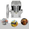 2055-2HP Aluminum Air Compressor Head,Silver Air Compressor Pump Head Mounting On Air Compressor for Automotive Industry