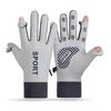 Couple Thermal Gloves Windproof and Water-proof Elastic Autumn and Winter Velvet Women's Open Fingers for Outdoor Riding