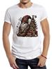 TEEHUB Vintage Gnome Steampunk Christmas Tree Printed TShirt Casual Man T Shirt Streetwear Hips