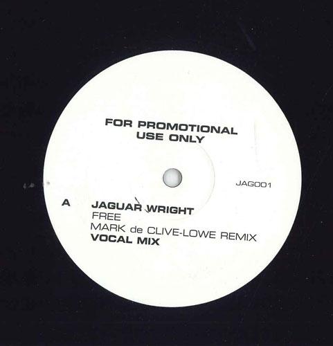 

12inch Record JAGUAR WRIGHT Free Mark De Clivelowe Remix JAG001 NOT ON LABEL 2006 UK Dance Electronica Used