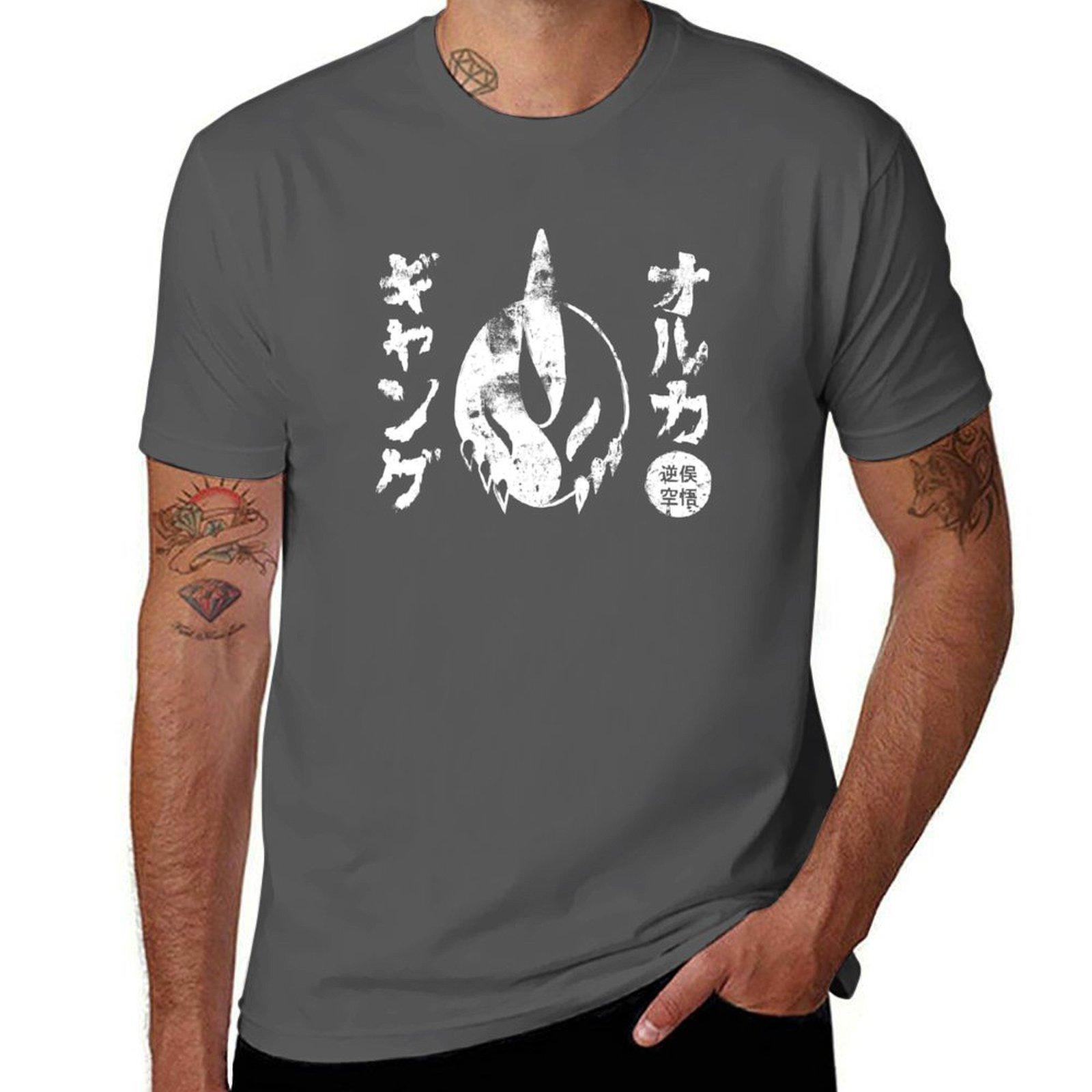 

Gang Orca T-Shirt t shirt men 100% cotton luxury brand t shirts for man slim fit T-Shirt 4XL