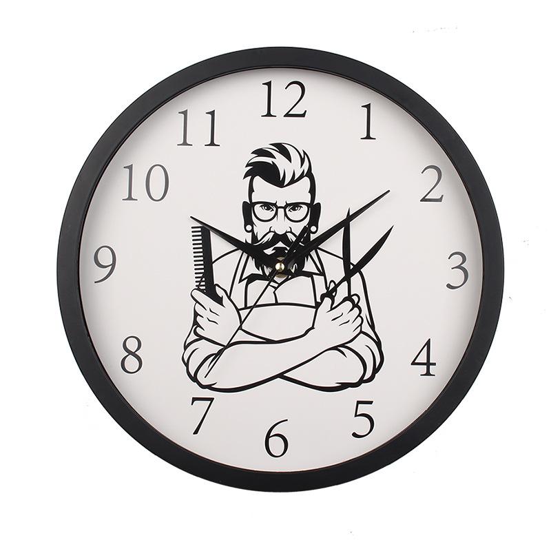 Household Cartoon Tone Clock with Accurate Travel Time, Personalized and Creative Silent Wall Clock with Clear Fonts and Punch-free Quartz Clock