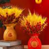 Lucky Bag Vase Wealth Bag Flower Vase Table Centerpiece Fortune Bag Money Bag Figurine for Bedroom Office Chinese New Year Decor