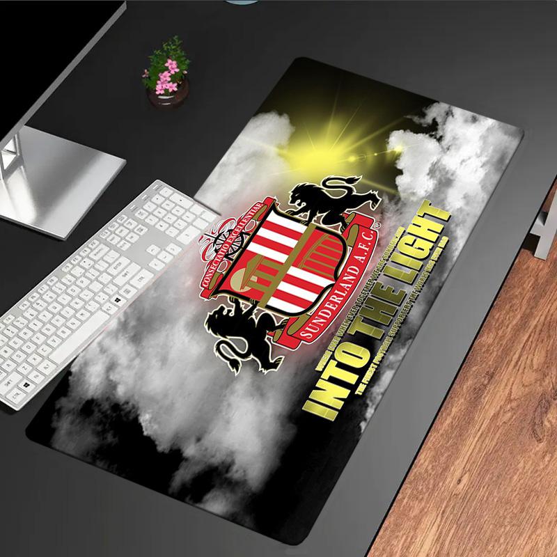 Tappetino per mouse Sunderland rest, base in gomma, tappetino da scrivania per esports, tappetino per mouse per giocatori e uso in ufficio, scrivania da gaming, tappetino facile da pulire