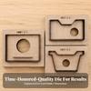 Card Holder Die with Wooden Board Craft Tool Repeatable for Workshops