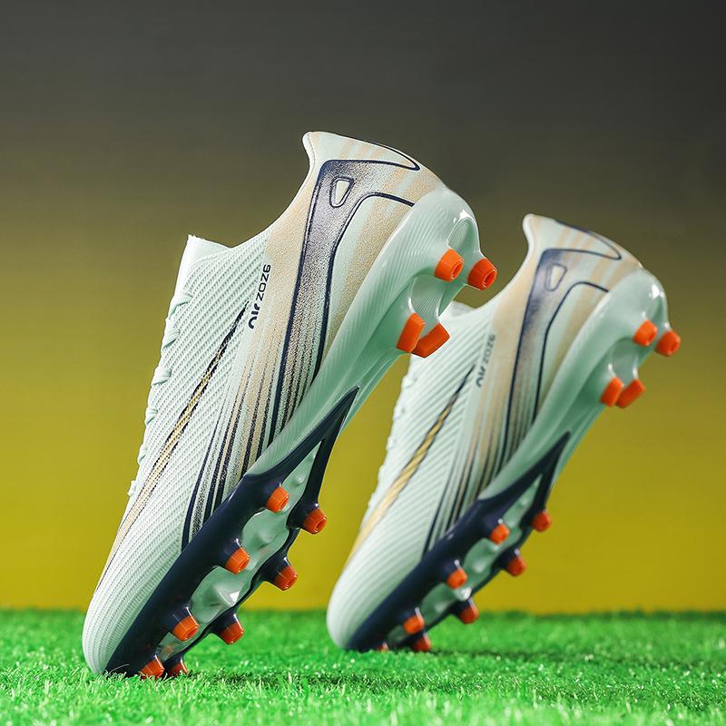 

2025 New KELME Soccer MG Shoes Calf-Skin Cleats Match Artificial Grass Slip-Resistant Cushioning Training Football Shoes ZX80121 46
