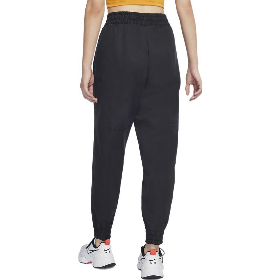 Nike SS22 Solid Color Logo Print Cuffed Sports Pants Women bottoms Black DN4848-010