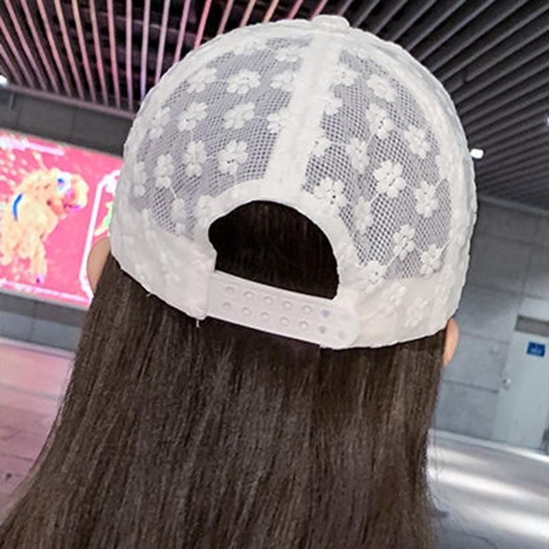 Ultimo Cappellino da Baseball Floreale Estivo alla Moda Versatile Cappellino con Visiera All-Match Trendy