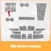 For BYD SEAL 6 DM-i Touring 2025 2026 Car Leather Gate Slot Mat Groove Pad Water Door Slot Mat Storage Anti Slip Accessories