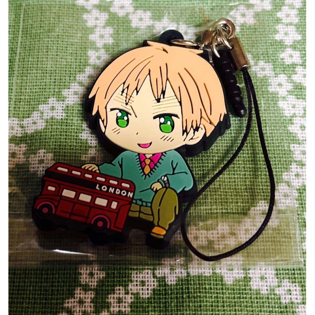 Used Hetalia England Rubber Mascot Strap London Bus