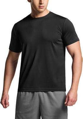 Tesla Short Sleeve Training UV for Running and Sports Men's T-Shirt (1 Shirt) [Lightweight, Protection, Sweat-Wicking, Quick-Drying]