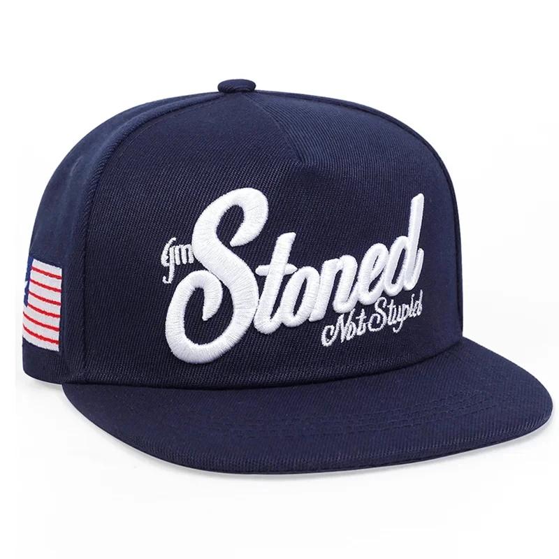 Unisex Stoned Letter Embroidery Hip-hop Hats Spring Autumn Outdoor Adjustable Casual Baseball Caps Trucker Caps Sunscreen Hat